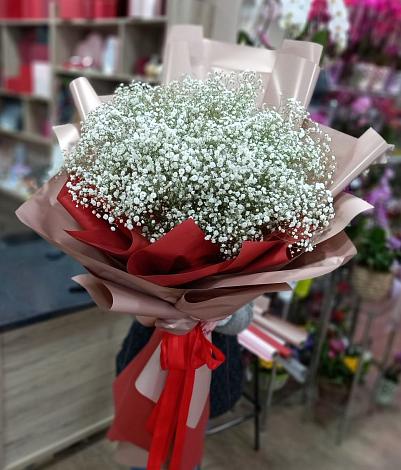 Букет цветов из: Гипсофила в Земетчино