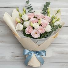 Букет цветов из:  Лизиантусы в Земетчино