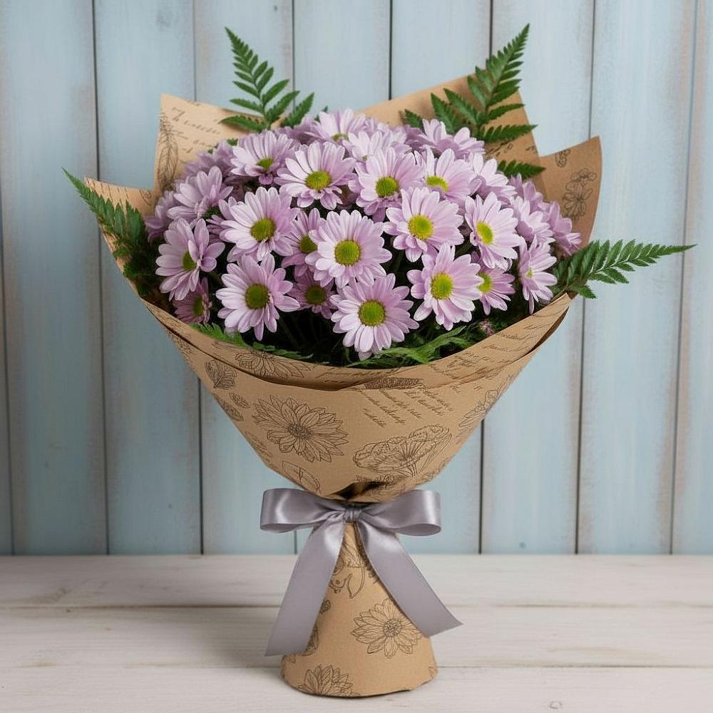 Букет цветов из: Хризантемы в Земетчино