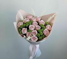 Букет цветов из:  Розы и Хризантемы в Земетчино