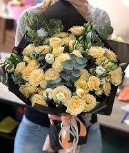 Букет цветов из:  Розы и Лизиантусы #REPLACE_PRED# Земетчино