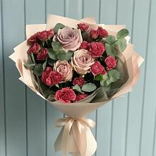 Букет цветов из:  Гвоздики и Розы #REPLACE_PRED# Земетчино