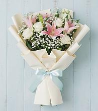 Букет цветов из:  Лилии #REPLACE_PRED# Земетчино